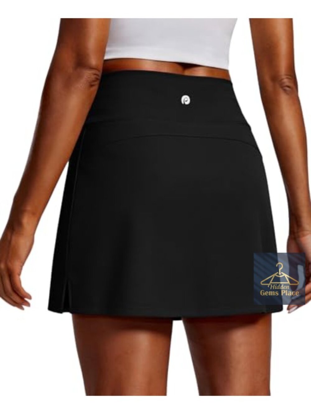 PINSPARK Golf Tennis Skirt with Pockets